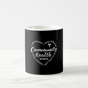 Caneca De Café Assistente de Saúde Comunitária, presente de CHW