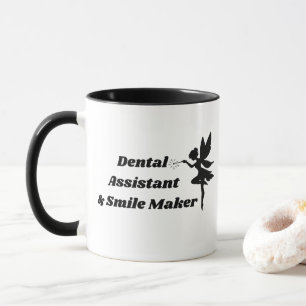 Caneca de Café Assistente Dentário Criador de Sorr