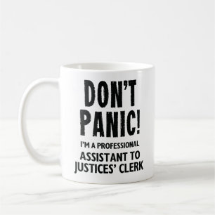 Caneca De Café Assistente do Juiz