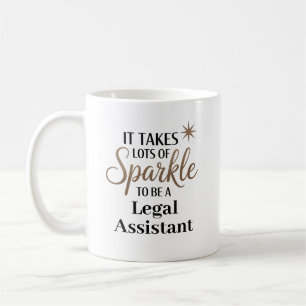 Caneca De Café Assistente Jurídico Sparkle