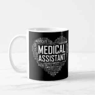 Caneca De Café Assistente Médico do MÃE Clini de Presente de Am