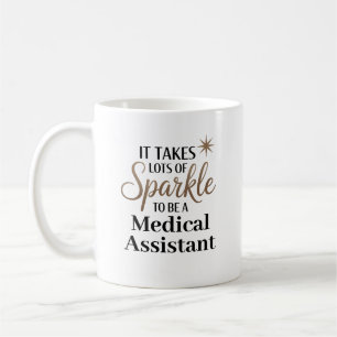 Caneca De Café Assistente médico Sparkle