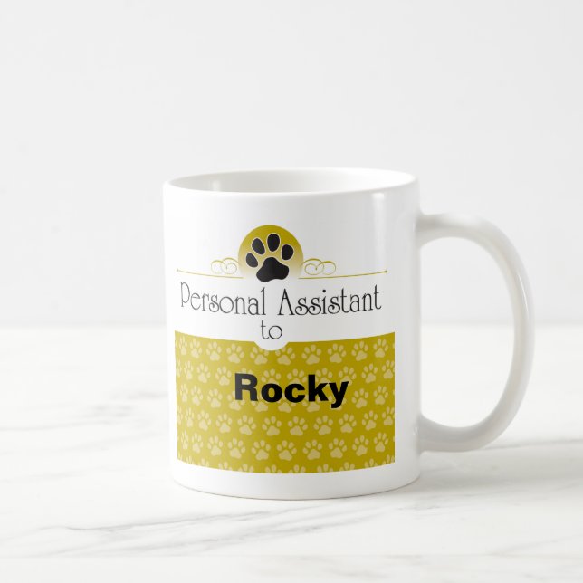 Caneca De Café Assistente pessoal do animal de estimação (Direita)