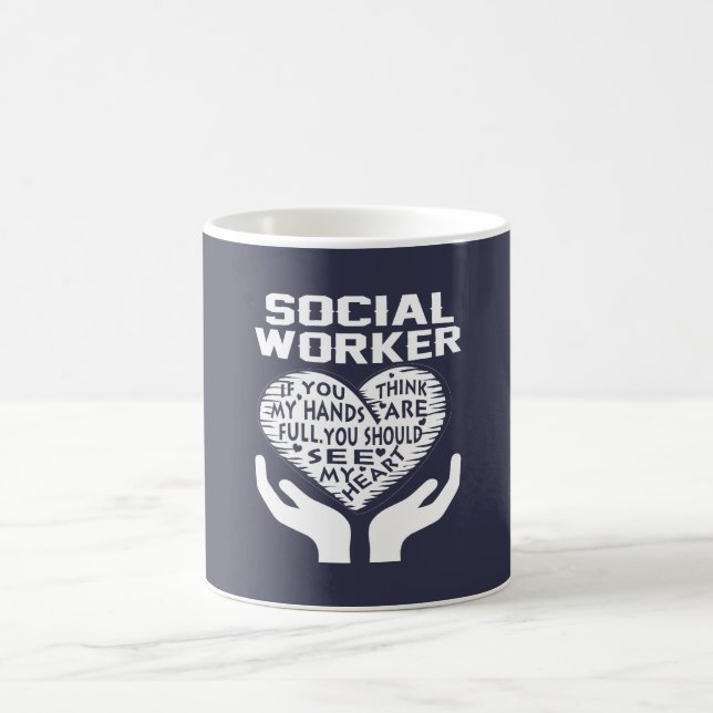 Caneca De Café Assistente social (Centro)