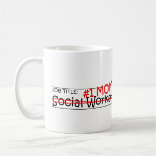 Caneca De Café Assistente social da mamã do trabalho