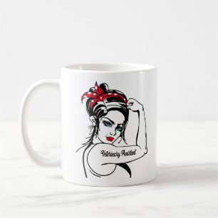 Caneca De Café Assistente Veterinário Rosie The Riveter Pin Up