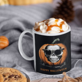 Caneca De Café Assombrando Jack O' Lanterna Capturando Halloween