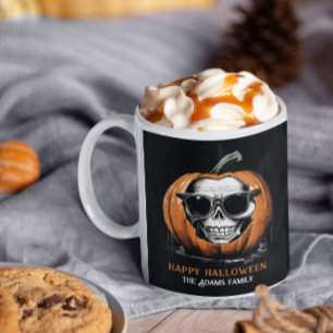 Caneca De Café Assombrando Jack O' Lanterna Capturando Halloween