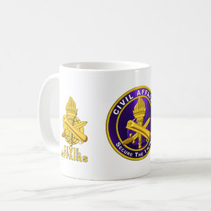 Caneca De Café Assuntos Civis do Exército
