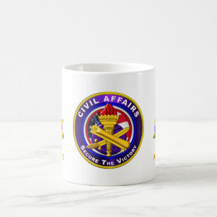 Caneca De Café Assuntos Civis do Exército