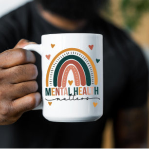 Caneca De Café Assuntos de Saúde Mental