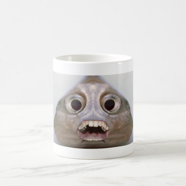 Caneca de café assustador engraçada do monstro da (Centro)