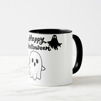 Caneca de café assustador fofo Feliz Halloween