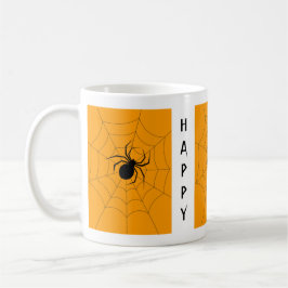 Caneca De Café Assustador Negro Viúva Aranha Feliz Dia das Bruxas