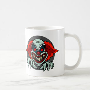 Caneca De Café Assustador Palhaço