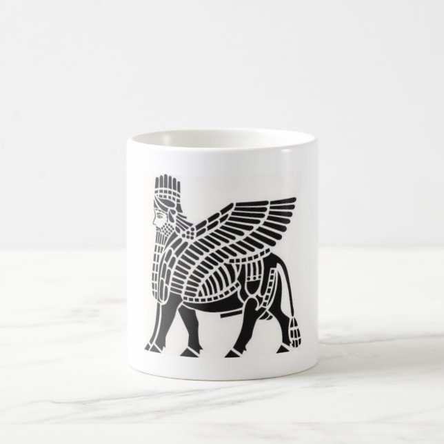 Caneca De Café Assyrian Lamassu (Centro)