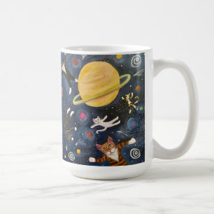 Caneca De Café Astro Cats