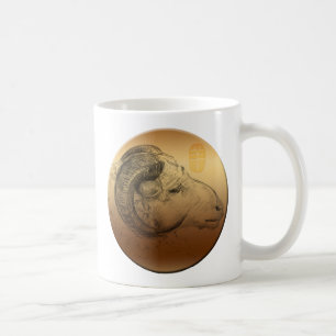 Caneca De Café Astrologia Chinesa em ouro Ano Zodiac Mug