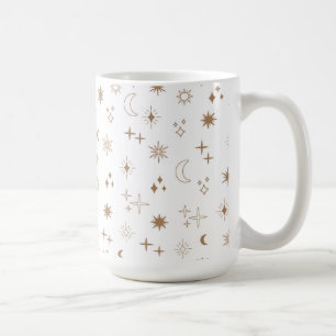 Caneca De Café Astrology Star Pattern