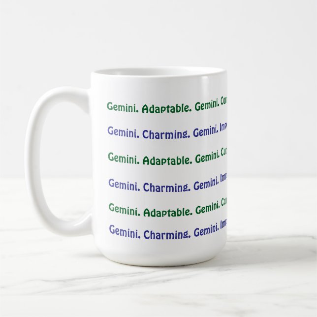 Caneca De Café AstroloME Gemini Coffee Mug (Esquerda)
