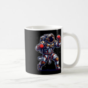 Caneca De Café Astronaut Muay Thai Boxe Caratê Kickboxing Marti