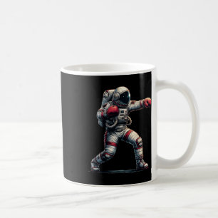 Caneca De Café Astronaut Muay Thai Boxe Kickboxing Infantil Mascu