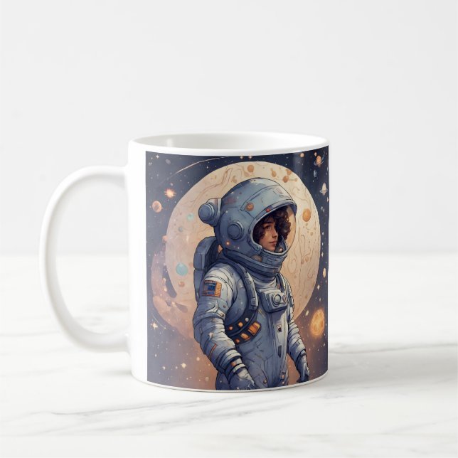 Caneca De Café astronauta (Esquerda)