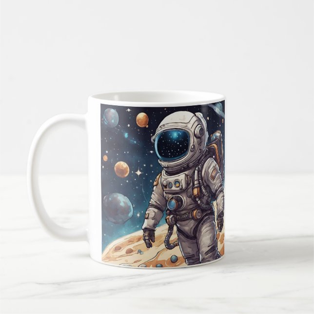 Caneca De Café astronauta (Esquerda)