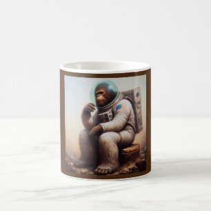 Caneca De Café Astronauta Bigfoot