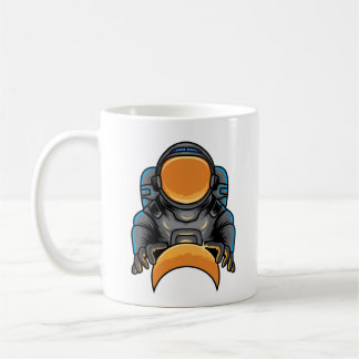 Caneca De Café Astronauta Controla Espaço