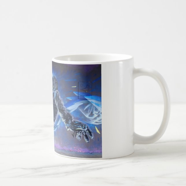 Caneca De Café Astronauta de grafite (Direita)