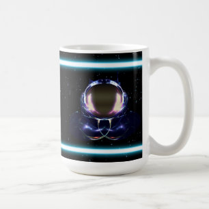 Caneca De Café Astronauta Fractal
