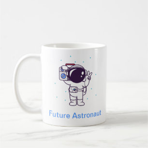 Caneca De Café Astronauta Futuro