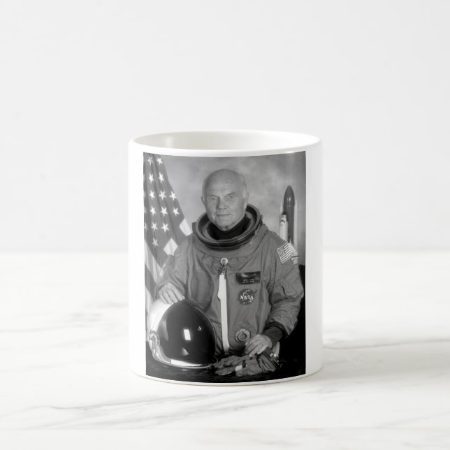 Caneca De Café Astronauta John Glenn (Centro)