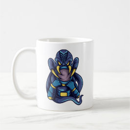 Caneca De Café Astronauta Luta Contra Monstro