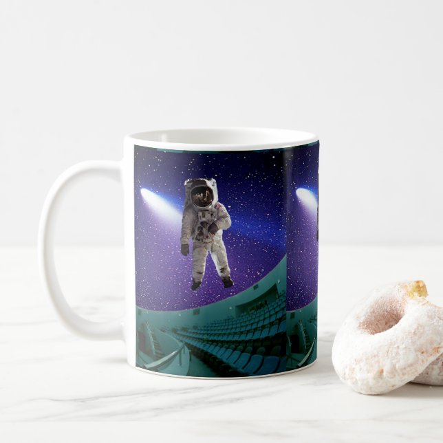 Caneca De Café Astronauta Mug (Com Donut)
