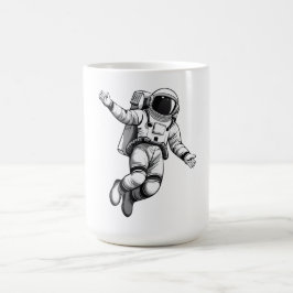 Caneca De Café Astronauta no espaço