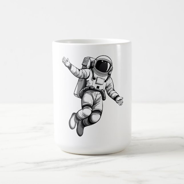 Caneca De Café Astronauta no espaço (Centro)