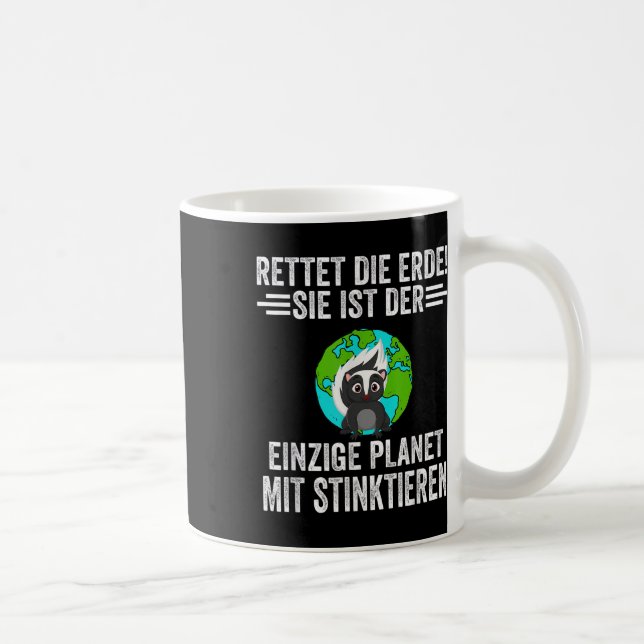 Caneca De Café Astronauts Gambás de Proteção Ambiental  (Direita)