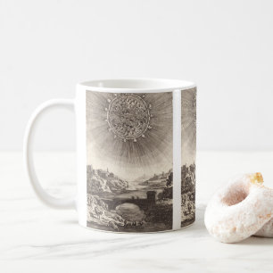 Caneca De Café Astronomia Antiga Céu com Sol por Allain Mallet