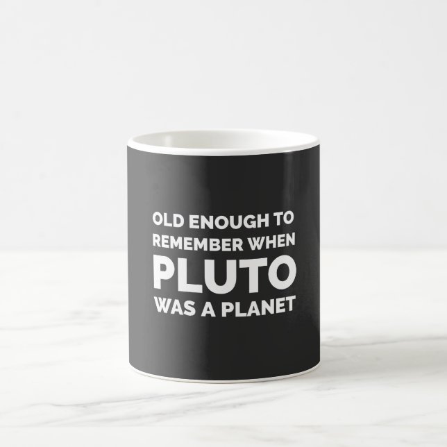 Caneca De Café Astronomia Divertida Lembre-se de Plutão (Centro)