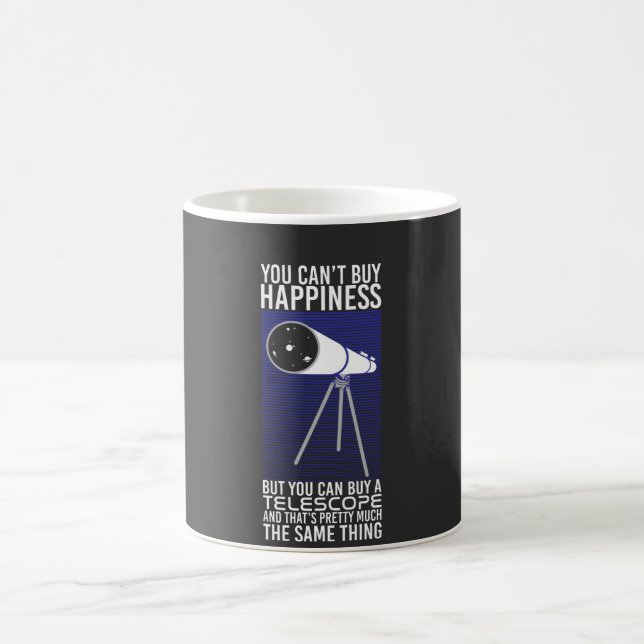 Caneca De Café Astronomia - Não se pode Comprar a felicidade (Centro)