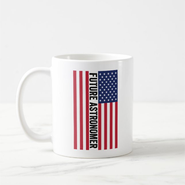 Caneca De Café Astrônomo Futuro (Esquerda)