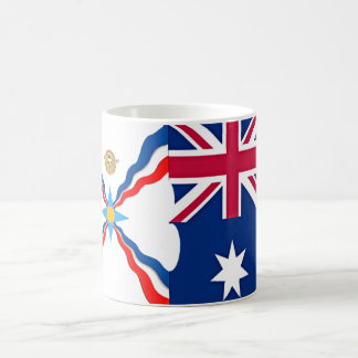 Caneca De Café Asyrian Australian Flags Mug