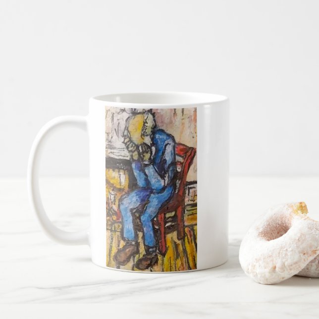 Caneca De Café At Eternity's Gate Miniature Painting (Com Donut)
