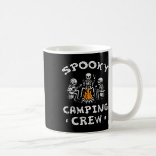 Caneca De Café Ataque à Mata-Vestígios de Halloween Acampando Ske