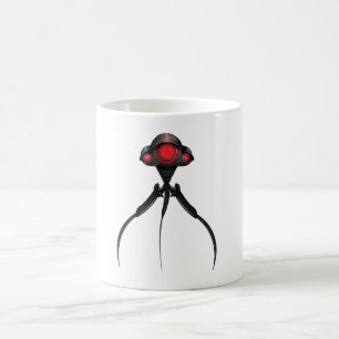 Caneca De Café Ataque de Trípode Alien de Ficção Científica!