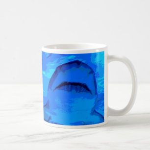 Caneca De Café Ataque do tubarão