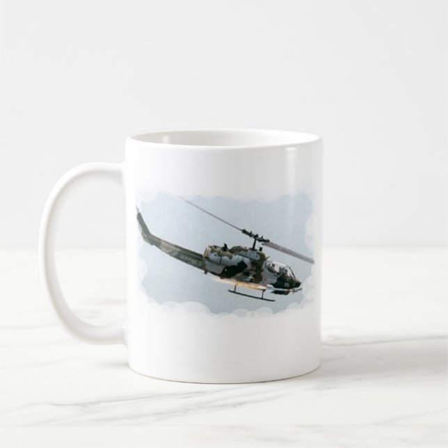 Caneca De Café Ataque marinho Squadron-367 da luz do helicóptero (Esquerda)