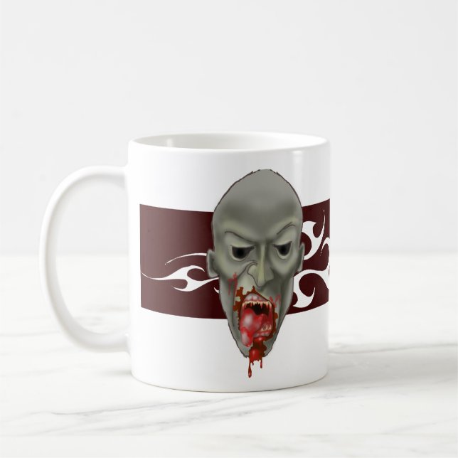 Caneca De Café Ataque Zombie Ghoulish (Esquerda)